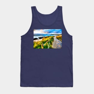 Path To The Sea, Gwithian, Cornwall Tank Top